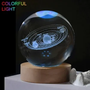 3D Planet Crystal Ball
