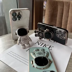 6D Plating Astronaut Hidden Stand Case Cover