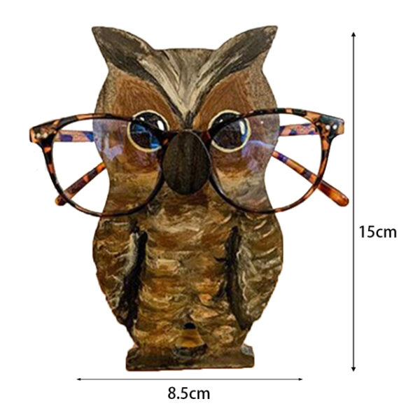 Animal Wood Carvings Glasses Holder