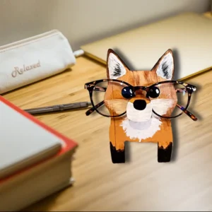 Animal Wood Carvings Glasses Holder