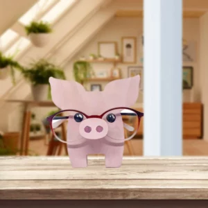 Alternative view of Animal Wood Carvings Glasses Holder