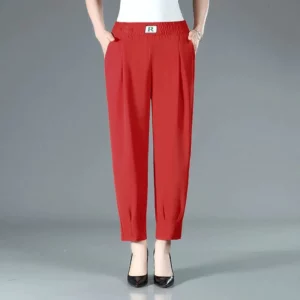 Cool Ice Silk Harem Pants for Women