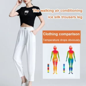 Cool Ice Silk Harem Pants for Women