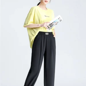 Cool Ice Silk Harem Pants for Women