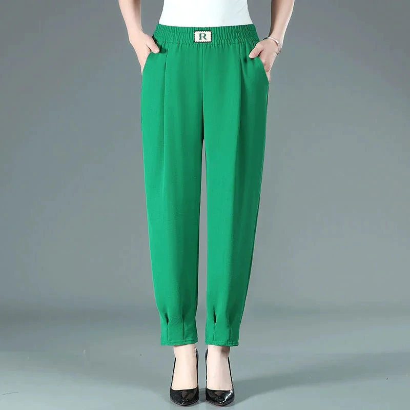 Cool Ice Silk Harem Pants for Women - Image 2