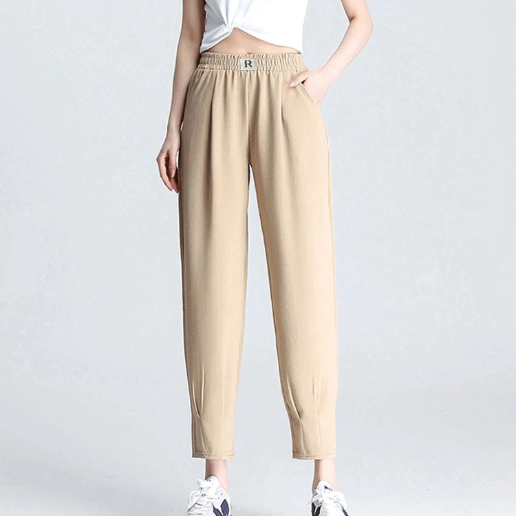 Cool Ice Silk Harem Pants for Women - Image 6