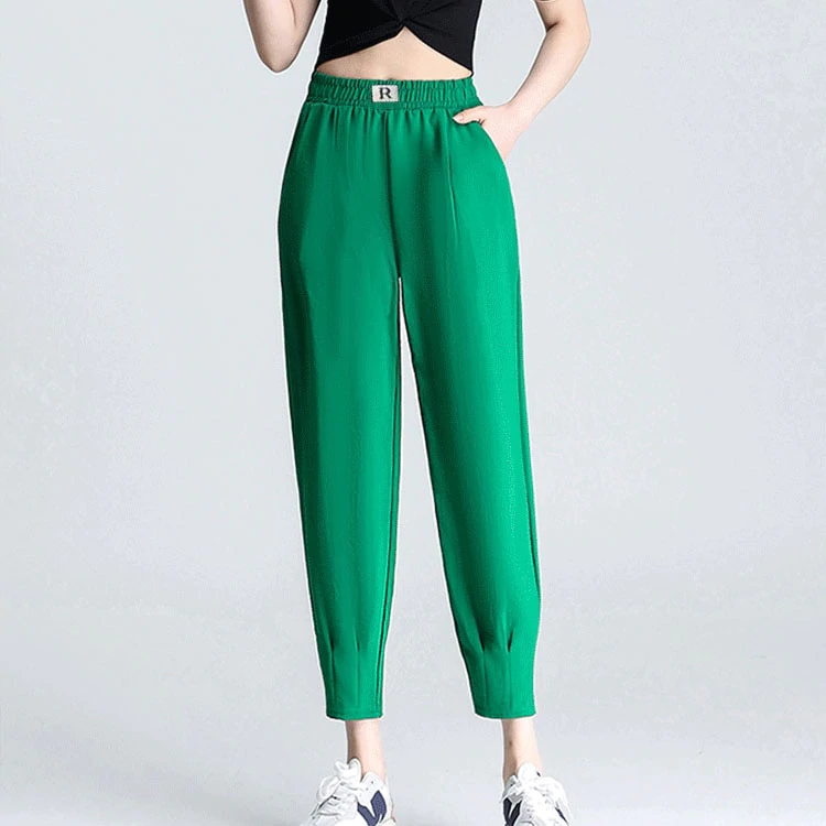 Cool Ice Silk Harem Pants for Women - Image 5