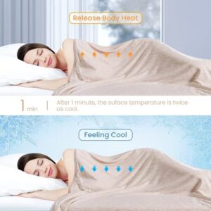 Cool Ice Silk Summer Time Air Blanket
