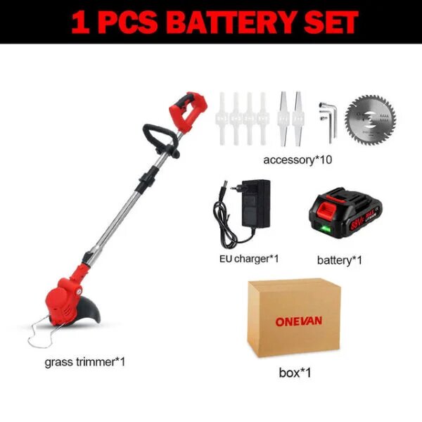 Cordless Lawnmower With Sx2 Battery And Charger - Image 8