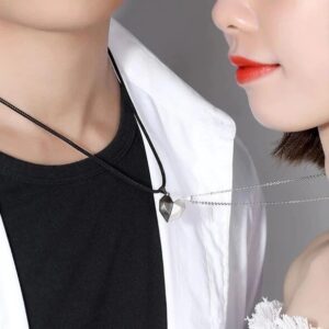 Couples Magnetic Heart Pendants
