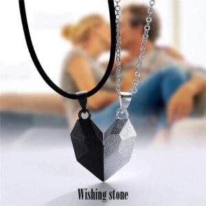Couples Magnetic Heart Pendants