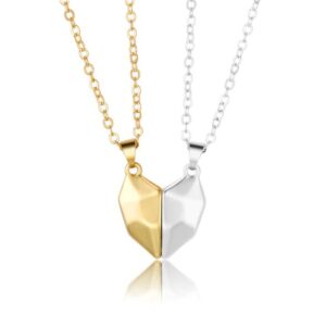 Couples Magnetic Heart Pendants