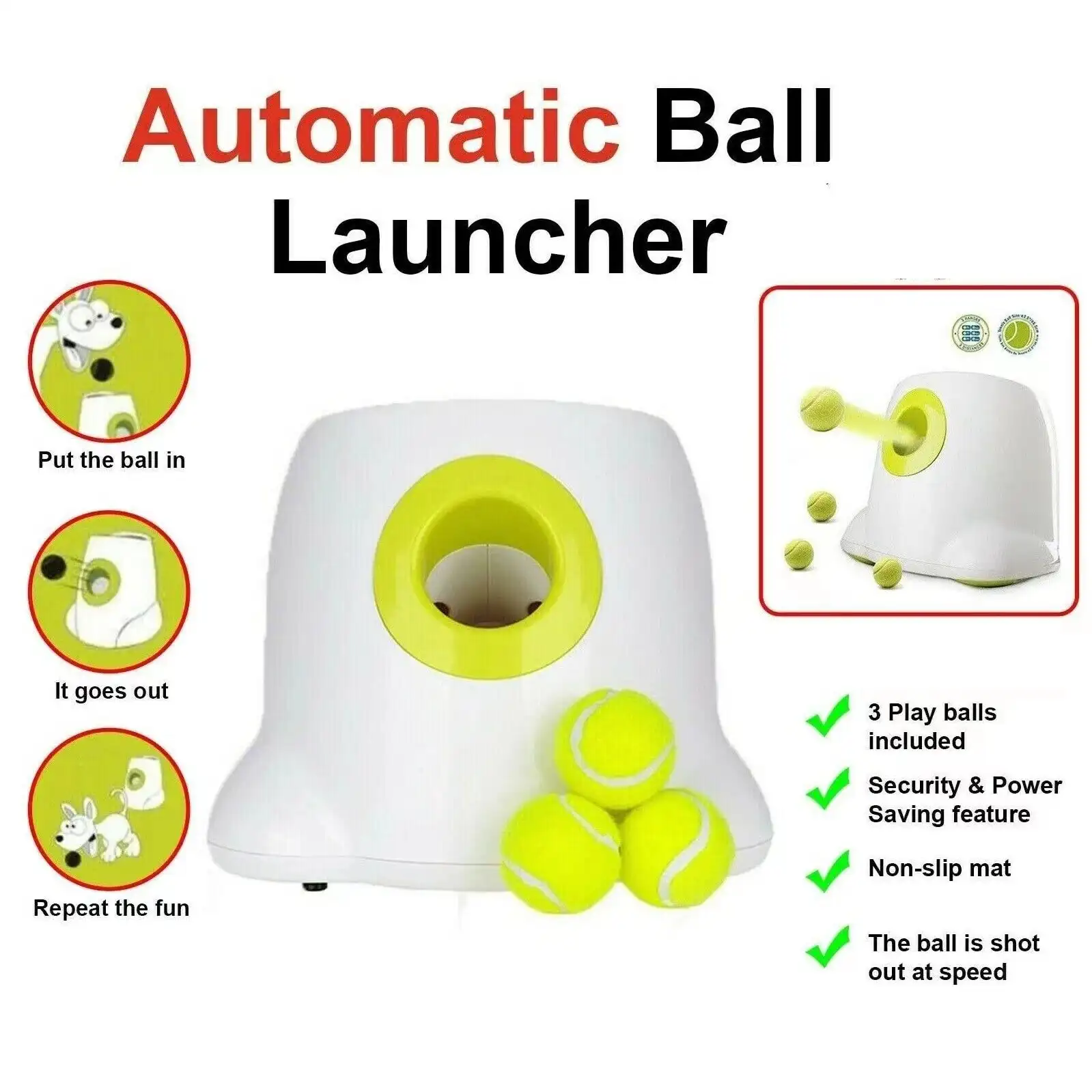 Dog Tennis Ball Launcher