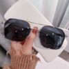 Double Beam Slim Retro PC Frame Optical Glass