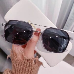 Double Beam Slim Retro PC Frame Optical Glass
