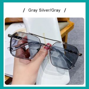 Double Beam Slim Retro PC Frame Optical Glass