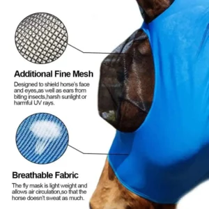 Equine Mask Anti-Fly Horse Mesh