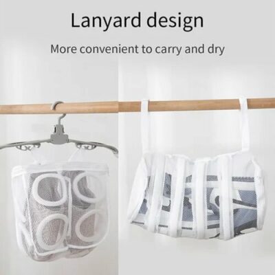 Household essentials-mesh laundry and shoe cleaning bag