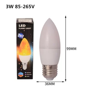 Alternative view of LED Flame Effect Light Bulb