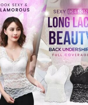 Long Lace Beauty Back Undershirt