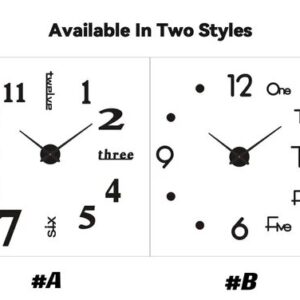 MODERN DIY PUNCH-FREE WALL CLOCK
