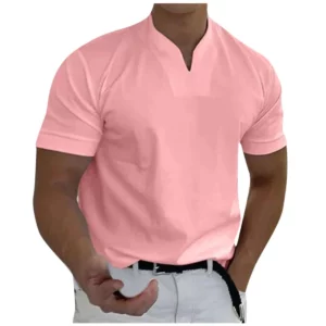 Men Business Short Sleeve Fitness T-Shirt