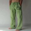 Mens Fashion Streetwear Straight Trousers