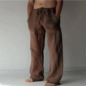 Mens Fashion Streetwear Straight Trousers