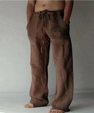 Mens Fashion Streetwear Straight Trousers