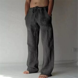 Mens Fashion Streetwear Straight Trousers