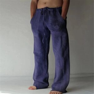Mens Fashion Streetwear Straight Trousers