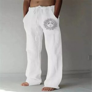 Mens Fashion Streetwear Straight Trousers