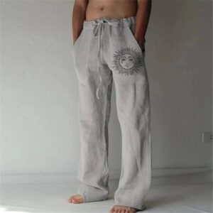 Mens Fashion Streetwear Straight Trousers