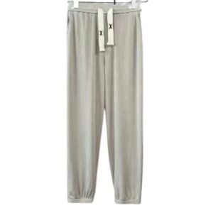 Mens Ice Silk Mens Loose Casual Pants