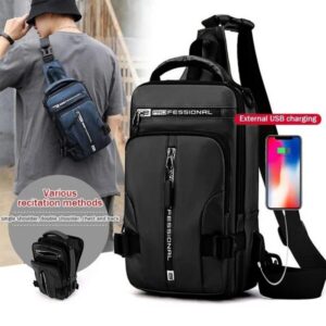 Multi-Functional Mens Crossbody Bag