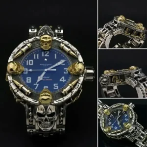 Mysterious Forbidden Bullet Skull Wrist Watch