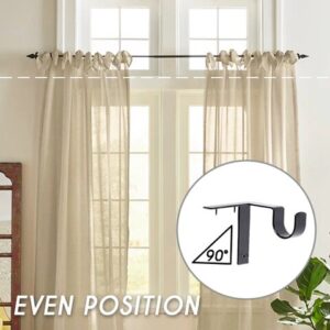 No Drill Curtain Rod Bracket