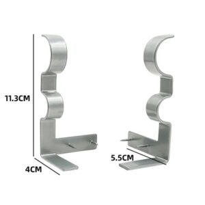 No Drill Curtain Rod Bracket