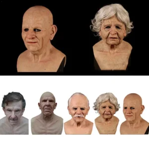 Old Man Women Headgear Mask