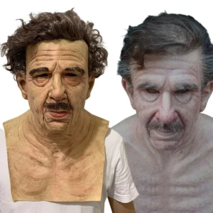 Old Man Women Headgear Mask