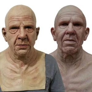 Old Man Women Headgear Mask