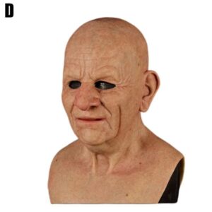 Old Man Women Headgear Mask