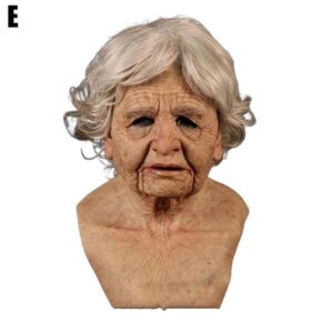 Old Man Women Headgear Mask