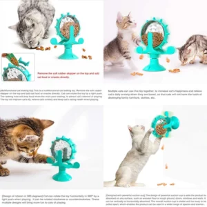 Pet Food Spinning Windmill