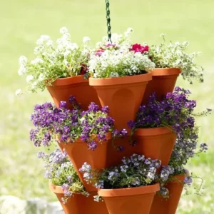 Plant Festival Special-Stand Stacking Planters Strawberry Planting Pots