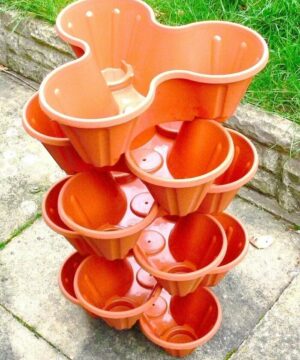 Plant Festival Special-Stand Stacking Planters Strawberry Planting Pots