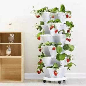 Plant Festival Special-Stand Stacking Planters Strawberry Planting Pots