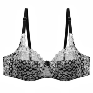 Alternative view of Plus Size Wire Free Thin Breathable Lace Bra