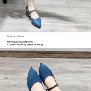Pointed Toe low heel sandals