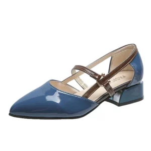 Pointed Toe low heel sandals